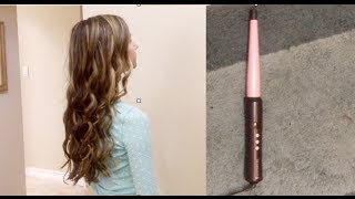 Remington Curling Wand Review and Tutorial [upl. by Ffej516]