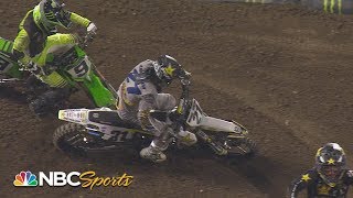 Supercross Round 3 at Anaheim  450SX EXTENDED HIGHLIGHTS  Motorsports on NBC [upl. by Ludlew]