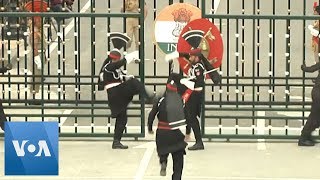 Closing Ceremony at PakistanIndia Border on Independence Day Amid Kashmir Tensions [upl. by Aenej]