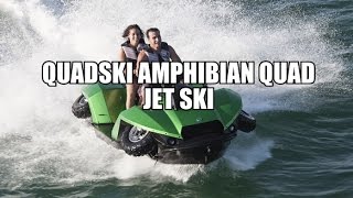 Quadski Amphibian Quad Jet Ski  Gibbs Amphibians [upl. by Ynffit]