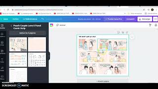 COMO HACER UNA HISTORIETA CON CANVA [upl. by Hayimas]