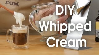 DIY whipped cream in 60 seconds [upl. by Marka]