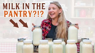 What I Do with TOO MUCH Raw MILK Preserve Your Dairy for WINTER [upl. by Mirilla]