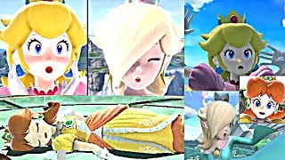 Princess Peach Princess Daisy and Rosalina Animations Part 2  SUPER SMASH BROS ULTIMATE [upl. by Zorana925]