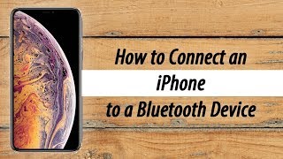 How to Connect an iPhone to a Bluetooth Speaker or Headphones [upl. by Honey]