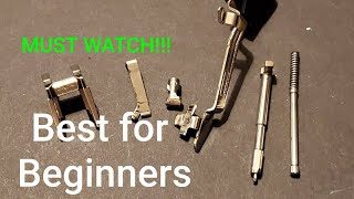 Glock 25 cent Trigger Job Tutorial Best DIY tips for beginners [upl. by Wilonah]