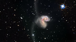 Zoom into the Antennae Galaxies [upl. by Inneg]