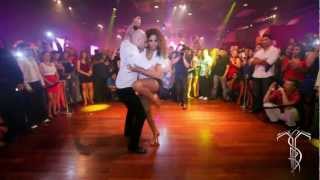 ATACA amp LA ALEMANA Bachata Dance Performance 40 MILLION VIEW PARTY At THE SALSA ROOM [upl. by Gisser]