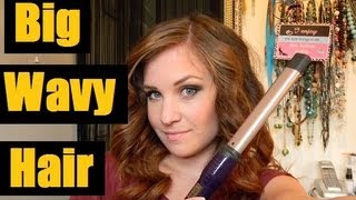 How I curl my hair  Babyliss Waving Wand [upl. by Elbam]