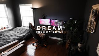 DREAM ROOM MAKEOVER Painting amp New Furniture  Part 1 [upl. by Urbain]