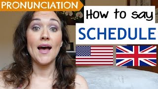 How to Pronounce SCHEDULE US UK amp Australian pronunciation [upl. by Kolnick]