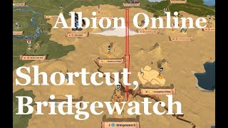 Albion Online  Caerleon to Bridgewatch fast almost safely [upl. by Dugaid518]