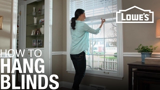 How to Hang Blinds [upl. by Novikoff]