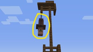 How to hang a villager [upl. by Lekzehcey]