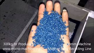 Plastic Granules Making Machine GRANULEX 100D [upl. by Anahgem]