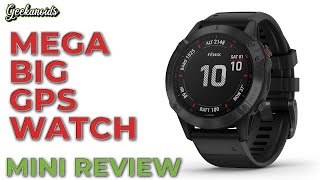 Garmin Fenix 6 Pro Review [upl. by Repsaj]