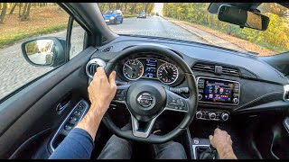 New Nissan Micra NSPORT  4K POV Test Drive 340 Joe Black [upl. by Hannus756]