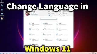 How to Change System language in Windows 11 PC [upl. by Dorfman170]