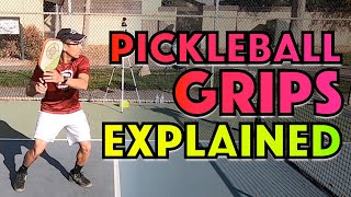 Advanced Pickleball Grips Explained Continental vs Eastern [upl. by Anire]