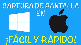 Como hacer una CAPTURA DE PANTALLA Fácil y Rápido 🚀 en Windows y en Mac laptop pc portatil  2020 [upl. by Nilek]