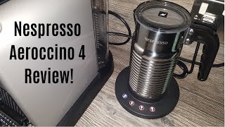 Nespresso Aeroccino 4 Milk Frother Review  Worth upgrading from the Aeroccino 3 [upl. by Aldwon514]