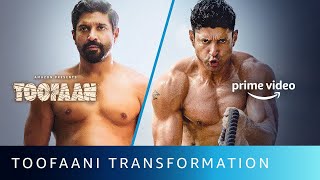 Toofaani Transformation Of Farhan Akhtar  Amazon Prime Video [upl. by Cooe50]