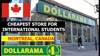 Dollarama The cheapest store for international students in Canada [upl. by Ansel]