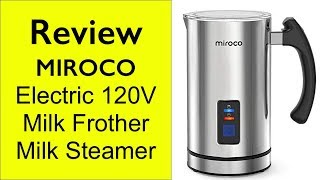 Review Miroco Milk Frother  How to make froth milk at home [upl. by Deering985]