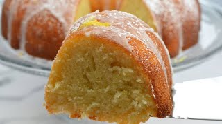 Lemon Bundt Cake with Glaze [upl. by Esiocnarf]