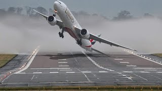 Scary Plane Crosswind Landings Compilation [upl. by Nollahp]