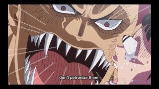 ONE PIECE KATAKURI REVEALS HIS FACE TO HIS FAMILY FOR FIRST TIME [upl. by Isadora]