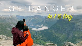 GEIRANGER Norway  In 1½ Day [upl. by Nahttam]