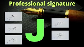 J signature  J signature style  How to do j Signature [upl. by Onilecram815]