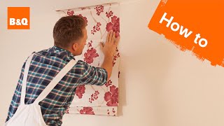 How to hang wallpaper part 2 hanging [upl. by Leirbag]