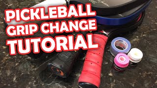 How To Regrip Your Pickleball Paddle Step by Step Tutorial [upl. by Nichy]