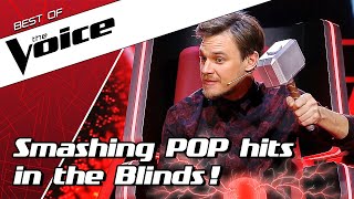 TOP 10  POPULAR POP SONGS in The Voice [upl. by Sami139]