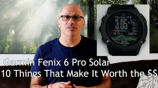 Garmin Fenix 6X Pro Solar  what you need to know [upl. by Ahtelat]