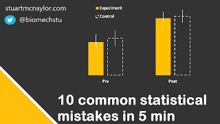 Ten Statistical Mistakes in 5 Min [upl. by Yenalem]