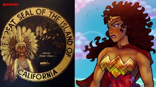 The Origin of the name California  Calafia The Indigenous Queen of the Island of California [upl. by Burr331]