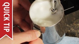 How to AutoFroth Milk for Lattes [upl. by Archaimbaud]