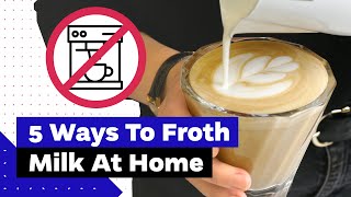 How To Froth Milk At Home Best Milk Frothers Review [upl. by Enomes]