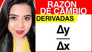 LA DERIVADA COMO RAZÓN de CAMBIO EXPLICACIÓN y DEFINICIÓN  1 [upl. by Ecirtnom127]