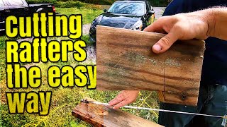 An Easy Way To Cut Rafters For The Lean To [upl. by January]