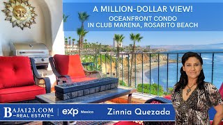 SOLD  Luxury Oceanfront Condo In Rosarito Beach  Zinnia Quezada [upl. by Einavoj]