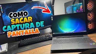 👉 Como SACAR CAPTURA de PANTALLA en LAPTOP 🔥 [upl. by Anayd]