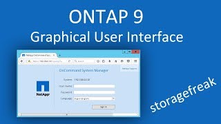 ONTAP 9  Introduction to System Manager GUI [upl. by Yasdnil]