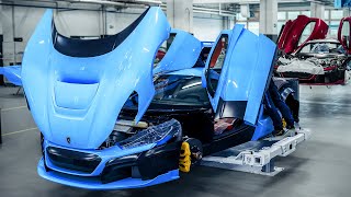 2022 Rimac Nevera Electric Technology amp Assembly [upl. by Atidnan]