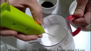 How To Make Latte Art with Mini Milk Frother [upl. by Assyl]