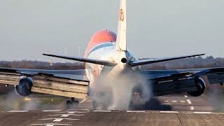 TOP 10 HARD LANDINGS  AIRBUS A380 BOEING 747 ANTONOV AN124  HD [upl. by Wemolohtrab]