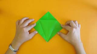 Como hacer una Grulla de Origami  Tutorial [upl. by Nosyarg]